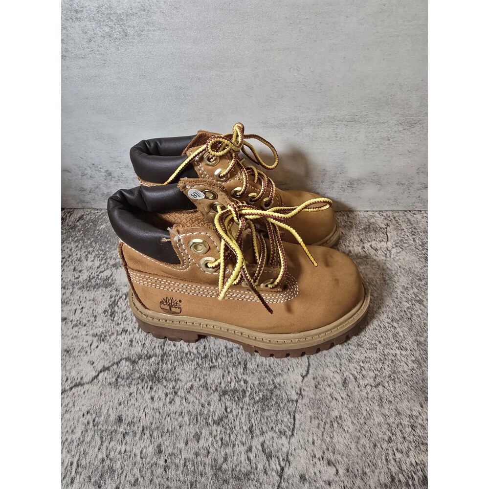 Timberland Toddlers Size 6M  Premium Boots Wheat/Brown 10860 A 2135